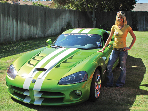 He had a 2002 Yellow Viper RT 10 and a 2001 Burnt Orange Prowler