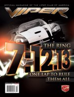 Sep/Oct 2011 VIPER Magazine Cover Poster - Nurburgring Record Run