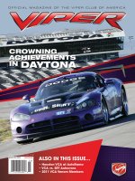Nov/Dec 2011 VIPER Magazine Cover Poster - Crowning Achievements in Daytona