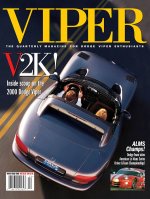 Winter 2000 VIPER Magazine Cover Poster - V2K: Inside Scoop on the 2000 Dodge Viper