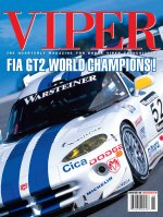 Winter 1998 VIPER Magazine Cover Poster - FIA GT2 WORLD CHAMPIONS!