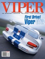 Summer 1998 VIPER Magazine Cover Poster - First Drive: Viper GT2