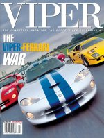 Fall 1997 VIPER Magazine Cover Poster - The Viper Ferrari War